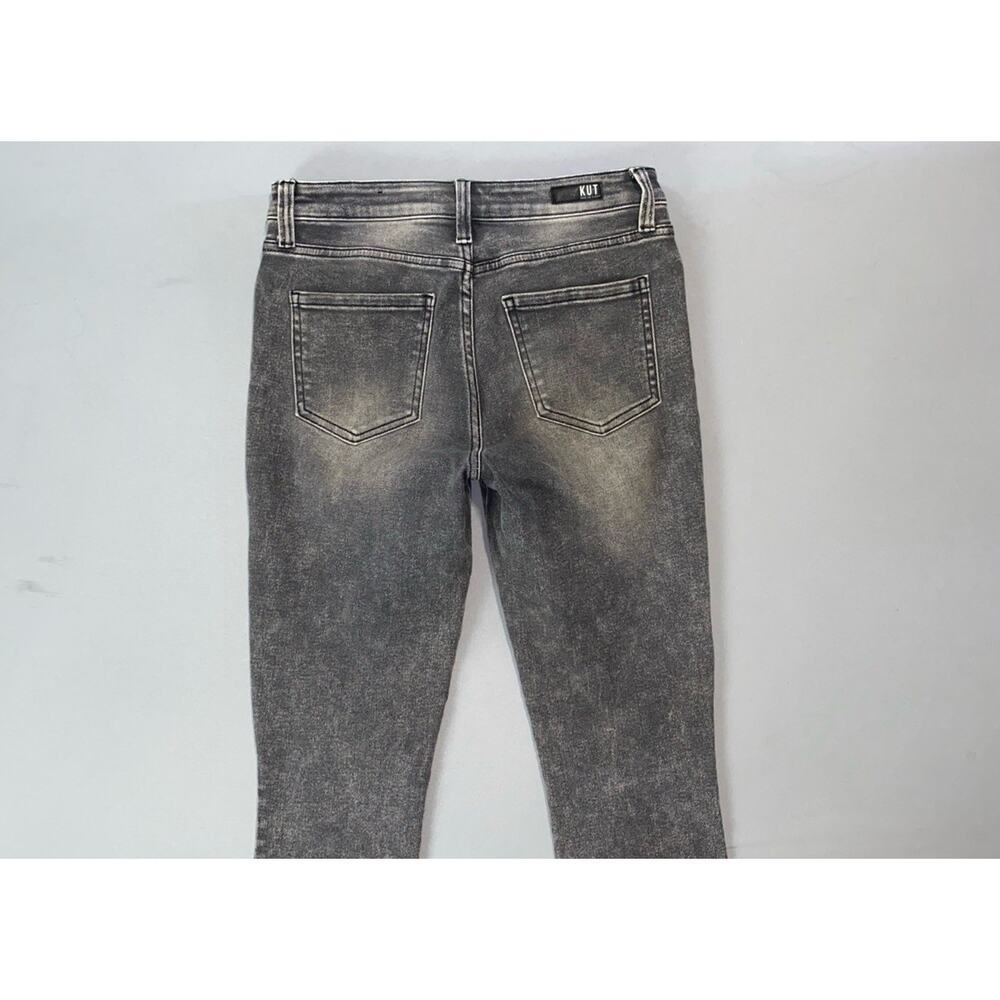 KUT From The Kloth Connie Fab AB Ankle Skinny Fray Stretch Denim Jeans. Size 6. - Picture 8 of 9